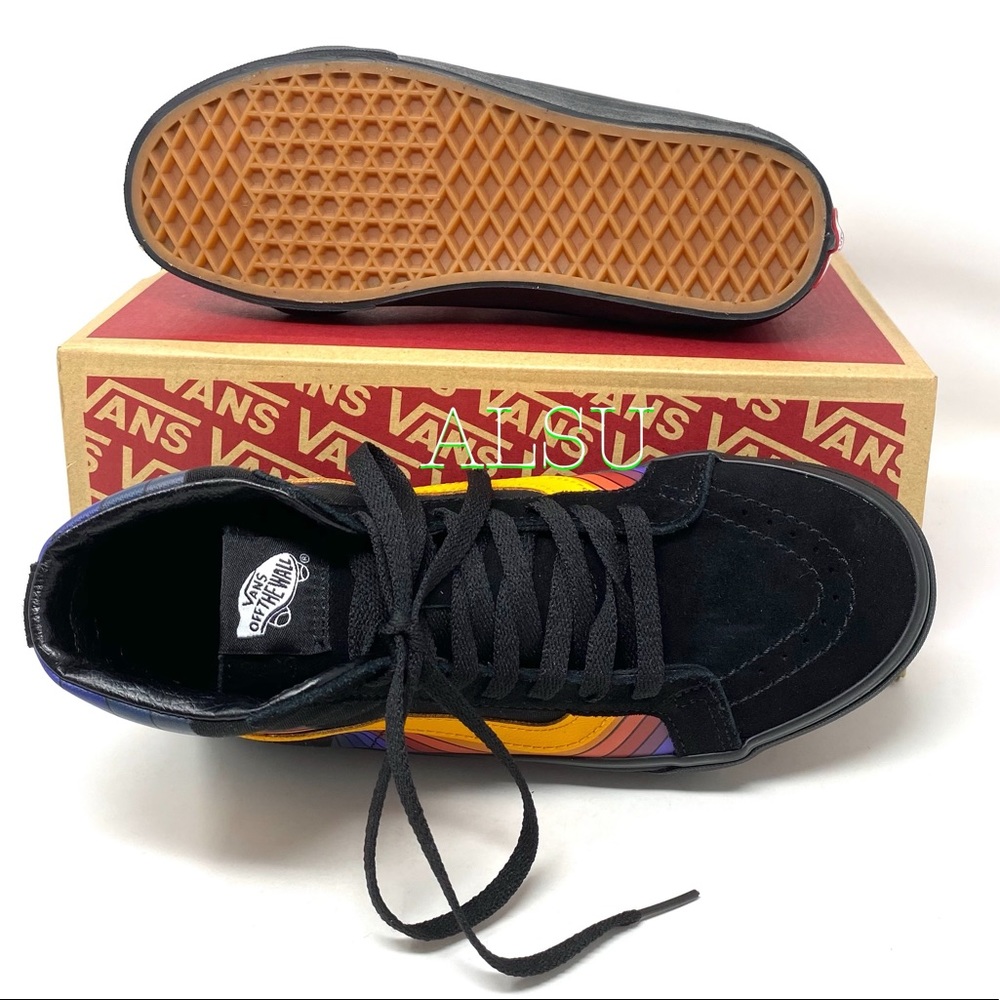 VANS SK8-HI Reissue Refract Suede Black Casual Shoes Women’s Size VN0A4U3DWN6 - Picture 7 of 11